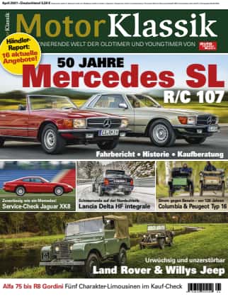 Motor Klassik 04/2021 Titel Heftvorschau Motor Klassik 04/2021 Titel Heftvorschau