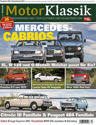 Motor Klassik 12/2021 Titel Motor Klassik 12/2021 Titel