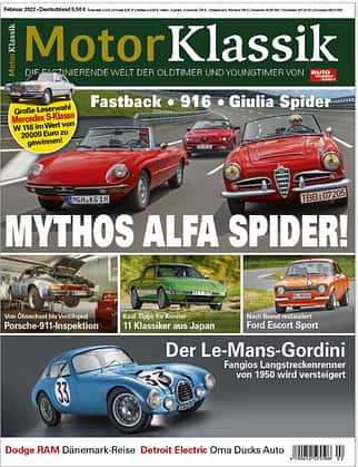 Motor Klassik 01/2022 Titel Motor Klassik 01/2022 Titel