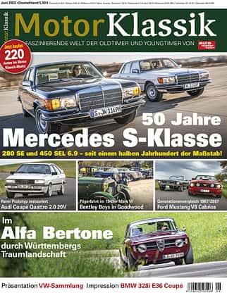 Motor Klassik 06/2022 Titel Motor Klassik 06/2022 Titel