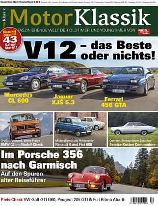 Motor Klassik 12/2022 Titel