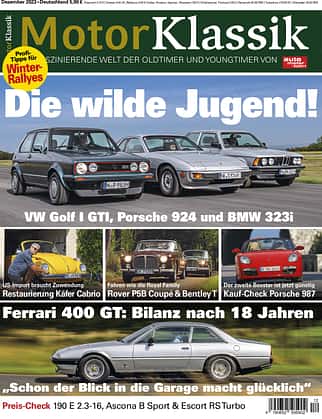 Motor Klassik 12/2023 Titel