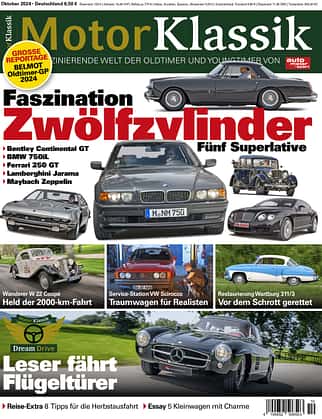 09/2024, Motor Klassik, Heft, Titel Motor Klassik 10/2024 Titel