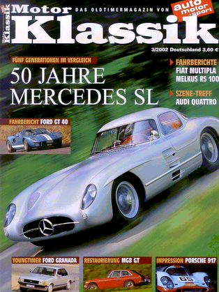 Titel Motor Klassik, Heft 03/2002