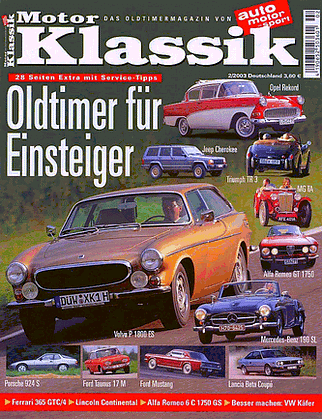 Kopie von Titel Motor Klassik, Heft 02/2003
