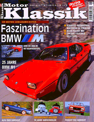 Titel Motor Klassik, Heft 06/2003