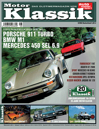 Titel Motor Klassik, Heft 08/2004