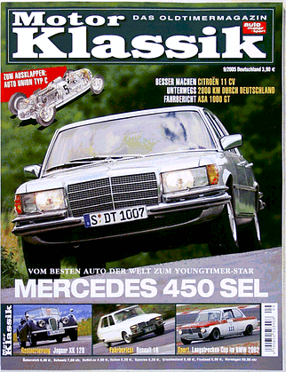 Titel Motor Klassik, Heft 09/2005