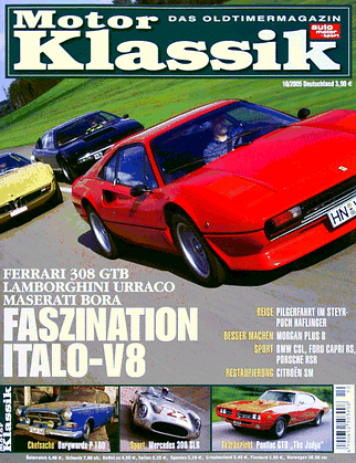 Titel Motor Klassik, Heft 10/2005