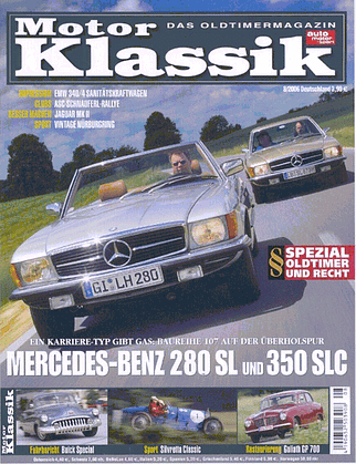 Titel Motor Klassik, Heft 08/2006