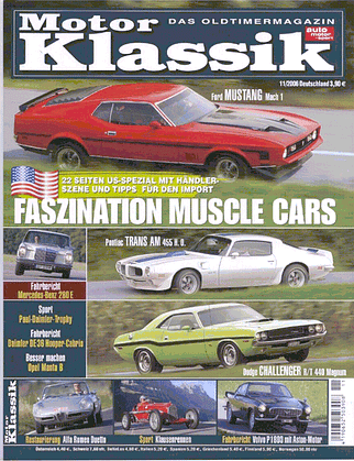 Titel Motor Klassik, Heft 11/2006
