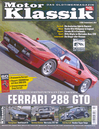 Titel Motor Klassik, Heft 07/2007