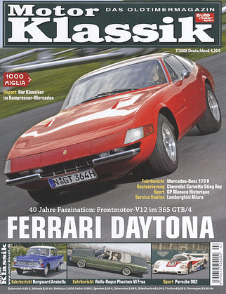 Titel Motor Klassik, Heft 07/2008