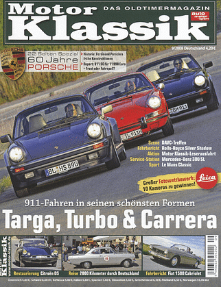 Titel Motor Klassik, Heft 09/2008
