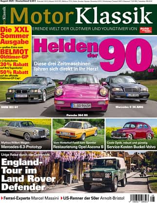 Motor Klassik 08/2025 Titel