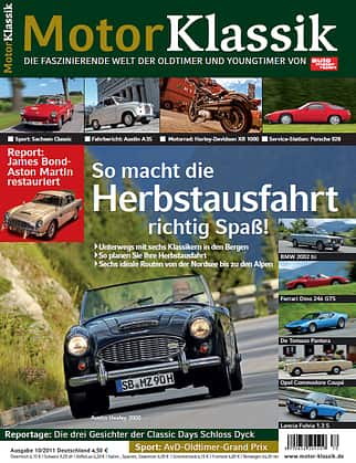 Motor Klassik - Hefttitel, Titel 10/2011
