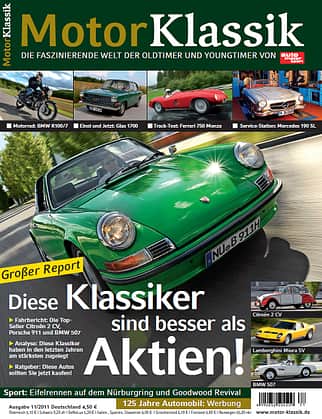 Motor Klassik - Hefttitel, Titel 11/2011