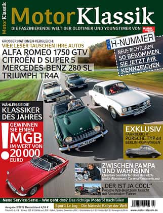 Motor Klassik - Hefttitel, Titel  02/2012