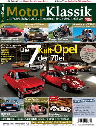 Motor Klassik - Hefttitel, Titel  07/2012