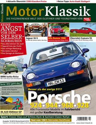 Motor Klassik - Hefttitel, Titel  10/2012