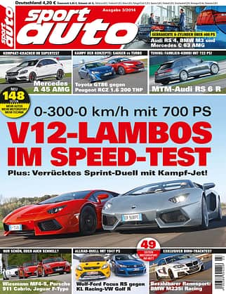 sport auto 03/2014 Heftvorschau Heftcover sport auto 03/2014 Heftvorschau Heftcover