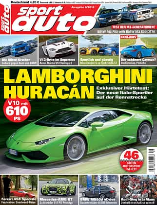 sport auto 04/2014 Heftvorschau Heftcover sport auto 08/2014