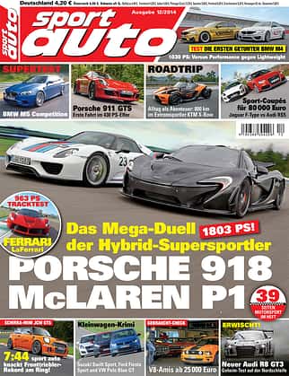 Heftvorschau Heftcover sport auto 12/2014