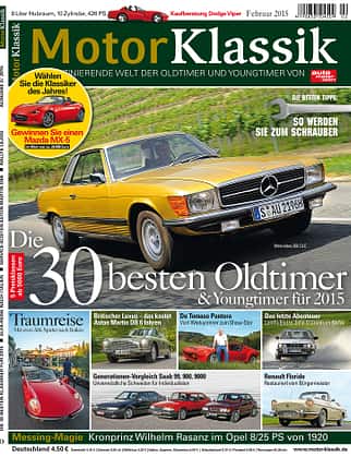01/2015 - Heftvorschau Motor Klassik 02/2015, mokla0115 Heftvorschau Motor Klassik 02/2015