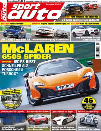 sport auto - Heftcover - Ausgabe 03/15 sport auto - Heftcover - Ausgabe 03/15