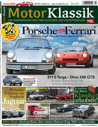 Hefttitel Motor Klassik 05/2015 