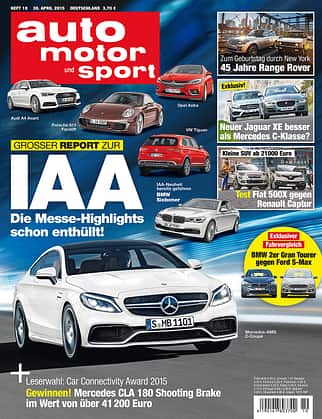 04/2015, auto motor und sport 10 / 2015 Titel auto motor und sport 10 / 2015 Titel