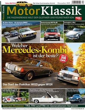 10/2015 - Motor Klassik, Heftvorschau, Heft 12/2015 mokla Motor Klassik Heftinhalt Ausgabe 12/2015
