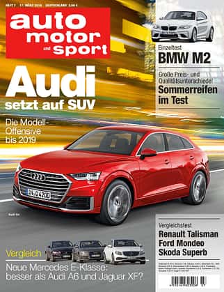 Neues Heft auto motor und sport, Ausgabe 7/2016, Vorschau, Preview Neues Heft auto motor und sport, Ausgabe 7/2016, Vorschau, Preview