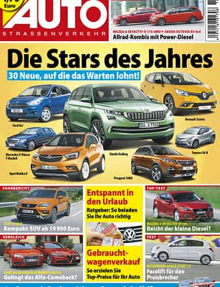Neues Heft, AUTOStrassenverkehr, Ausgabe 14/2016, Vorschau