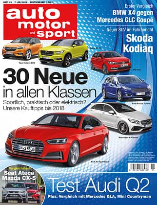 Neues Heft auto motor und sport, Ausgabe 15/2016, Vorschau, Preview Neues Heft auto motor und sport, Ausgabe 15/2016, Vorschau, Preview