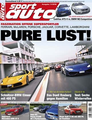 Neues Heft sport auto, Ausgabe 11/2016, Vorschau, Preview