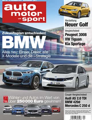Neues Heft auto motor und sport, Ausgabe 24/2016, Vorschau, Preview Neues Heft auto motor und sport, Ausgabe 24/2016, Vorschau, Preview
