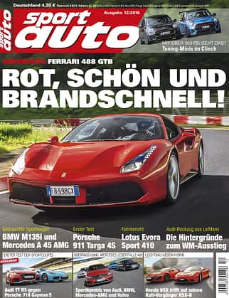 Neues Heft sport auto, Ausgabe 12/2016, Vorschau, Preview, Heftvorschau Neues Heft sport auto, Ausgabe 12/2016, Vorschau, Preview, Heftvorschau