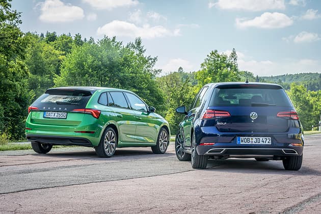 Skoda Scala 1.5 TSI, VW Golf 1.5 TSI, Exterieur