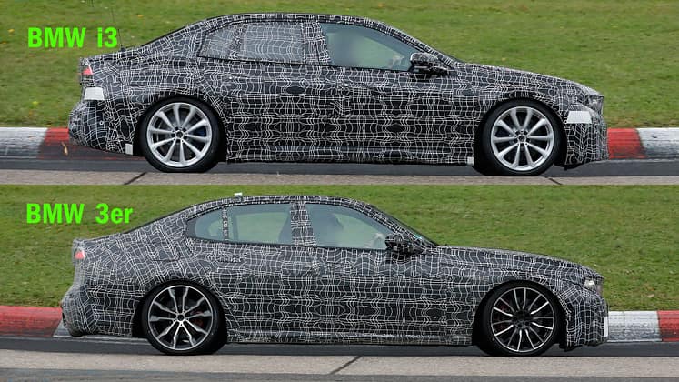 Erlkönig BMW i3 und 3er