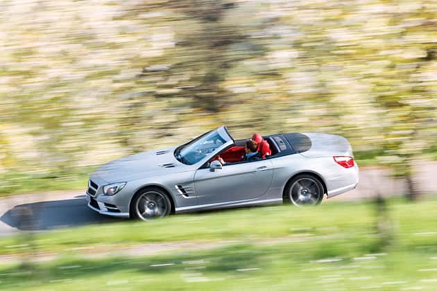 Mercedes SL 350, Seitenansicht