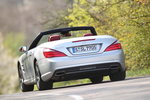 Mercedes SL 350, Heck