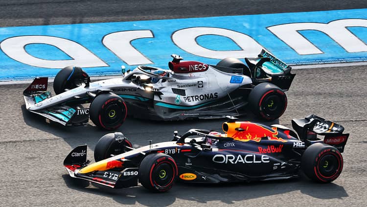 George Russell - Max Verstappen - Formel 1 - GP Niederlande - 4. September 2022