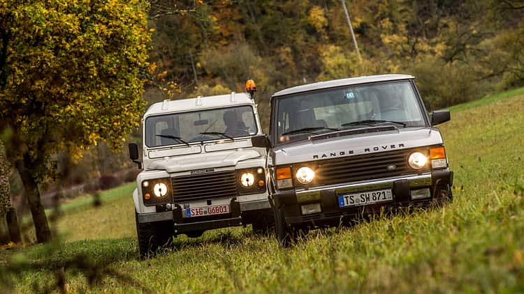Land-Rover-90-V8-und-Range-Rover-I-V8-im-Fahrbericht