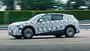 Mercedes GLC EQ, Prototyp, getarnt Probefahrt Seite