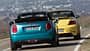 Mini Cooper Cabrio, VW Beetle Cabrio 1.4 TSI, Heckansicht