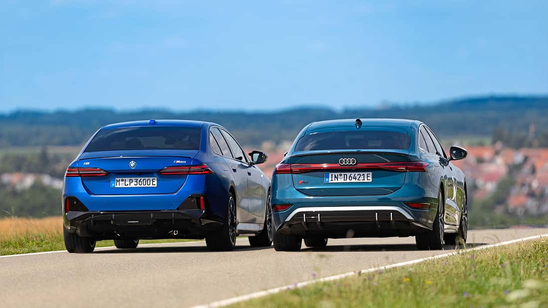 Audi S6 e-tron und BMW i5 M60 im Test: Vertraute Charaktere, doch einer denkt elektrischer