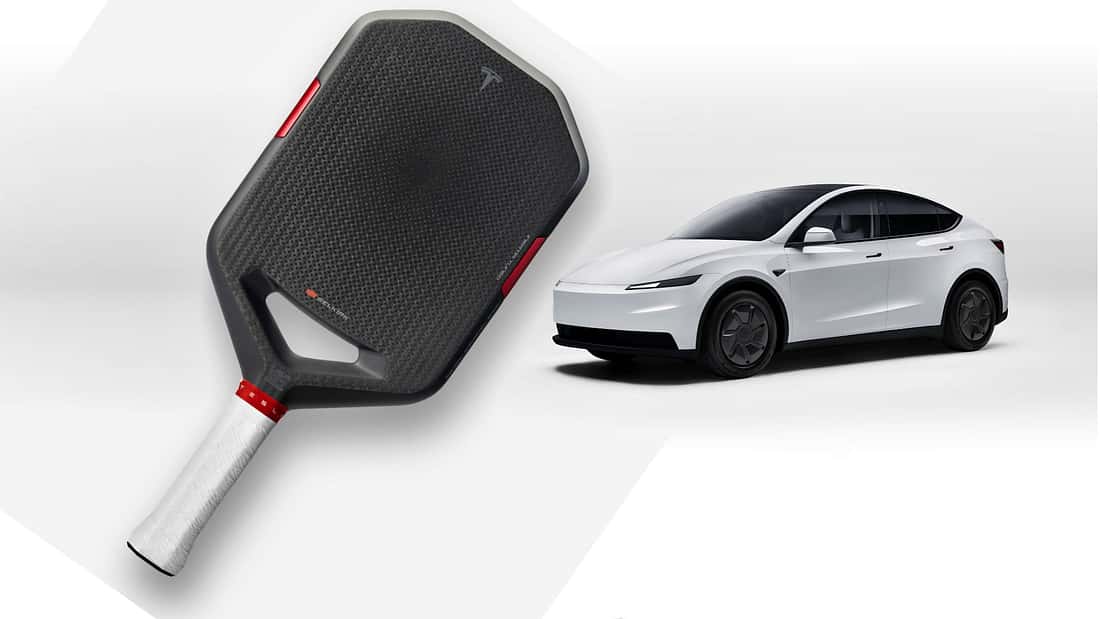 Tesla Pickleball-Schläger: Carbon-Kelle soll Tesla-Image aufpolieren