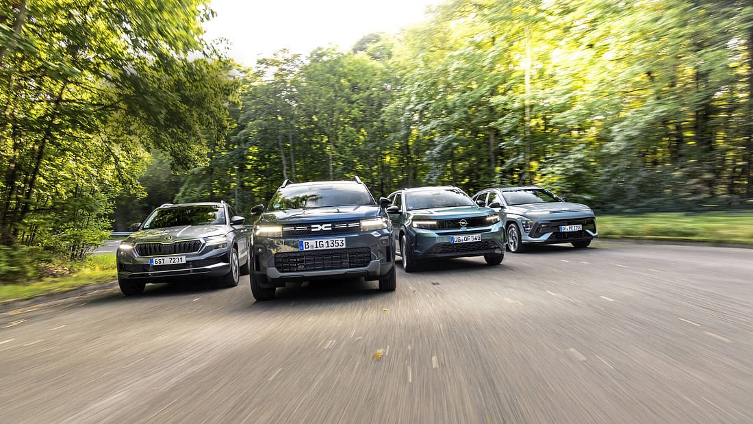 Vier Kompakt-SUV im Test: Wo steht der Dacia Bigster im Vergleich?