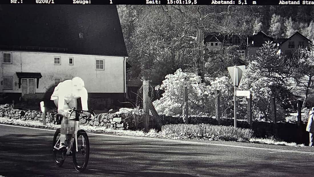 Radfahrer doppelt so schnell wie erlaubt: Der schafft es auf Platz 2 der Raser-Liste